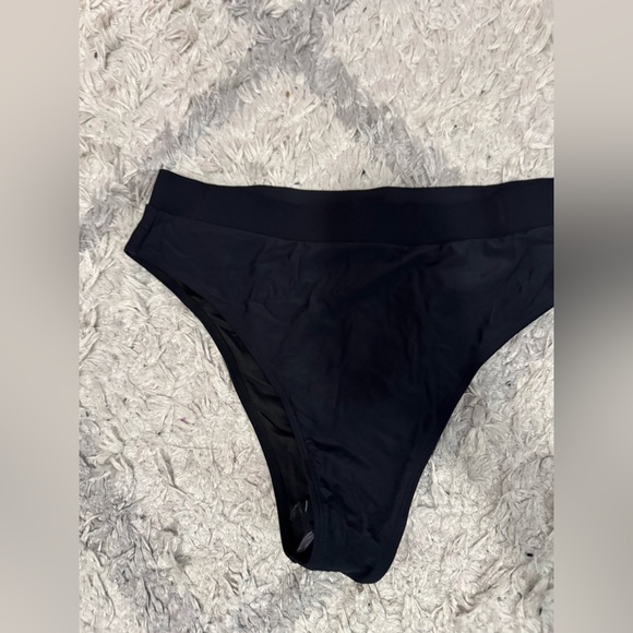 Black High-Waisted Bikini Bottom - Picture 2 of 7